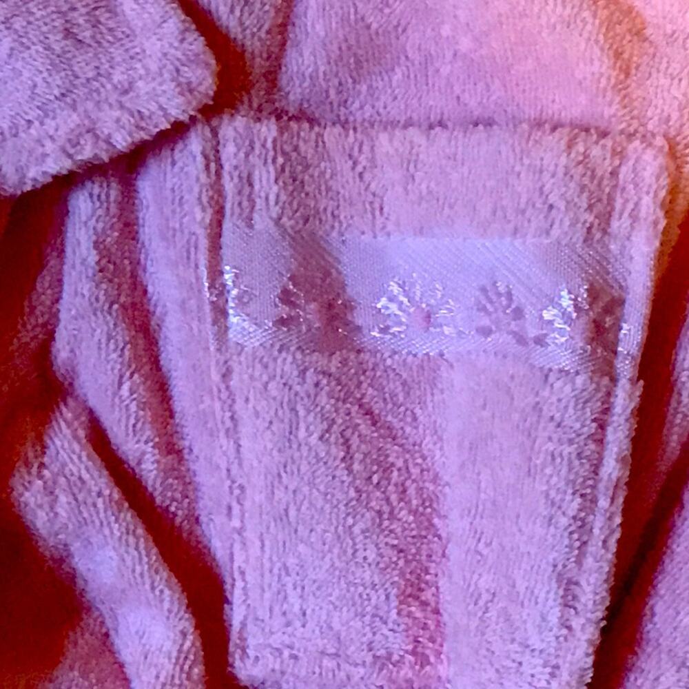 NWOT. Amanda Steward Pure Cotton Pink Robe. L - Picture 5 of 6